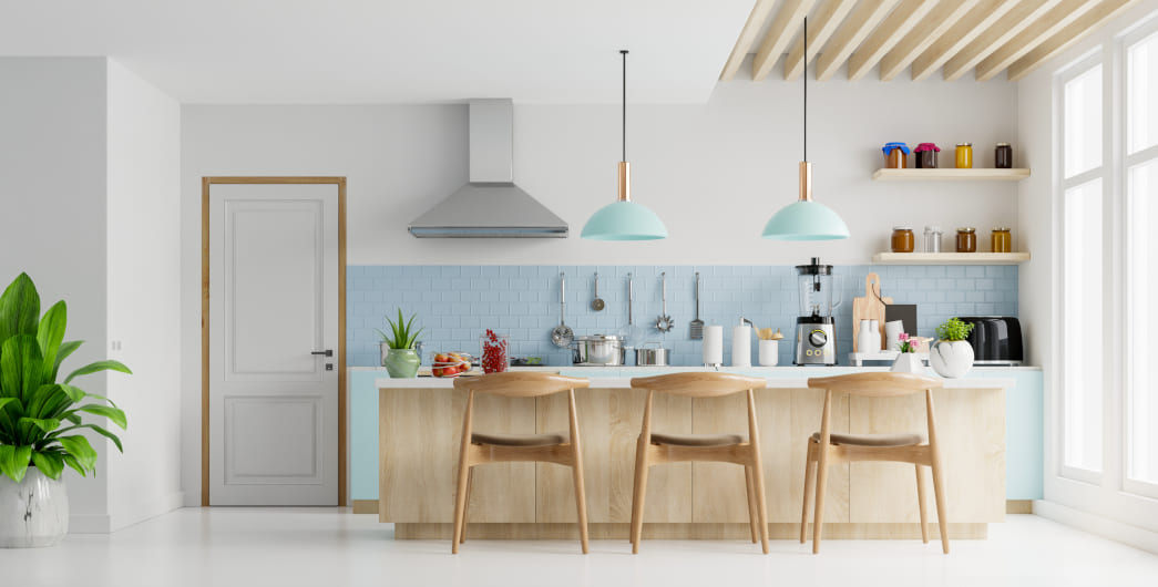 Microcement in the kitchen